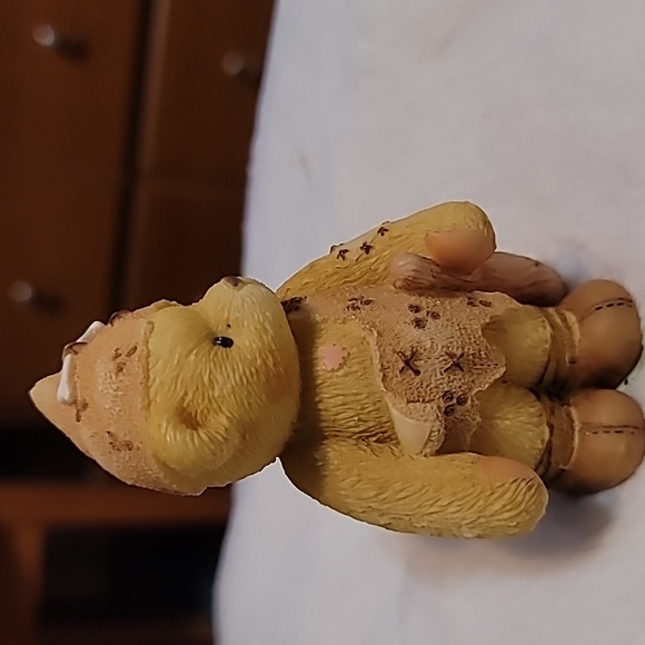 CHERISHED TEDDIES - HUNTER "Me Cavebear, You Friend" 1998 ENESCO Bear Figurine - Picture 2 of 5